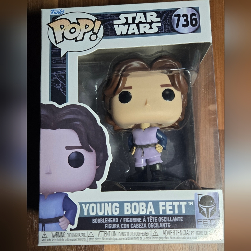 Funko POP! Star Wars - Young Boba Fett Bobble-Head